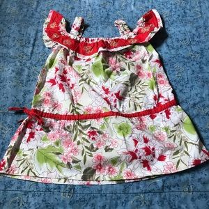 Embroidered Off shoulder dress